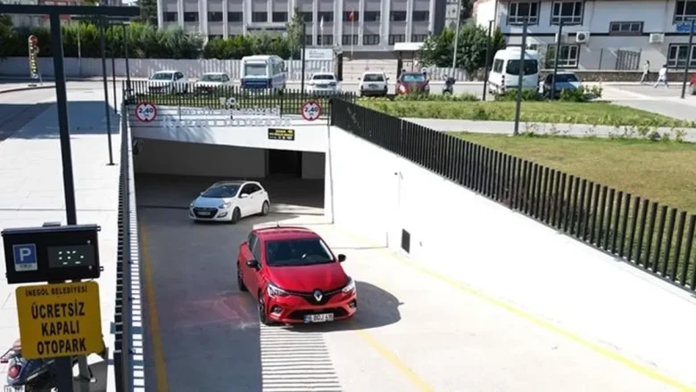 Bursa İnegöl merkezini rahatlatan otopark hamlesi