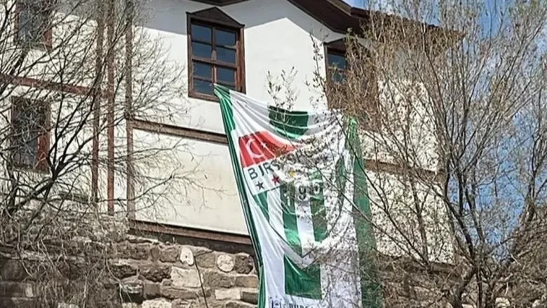 Bursaspor bayrağı Ankara Bursa Evi’nde