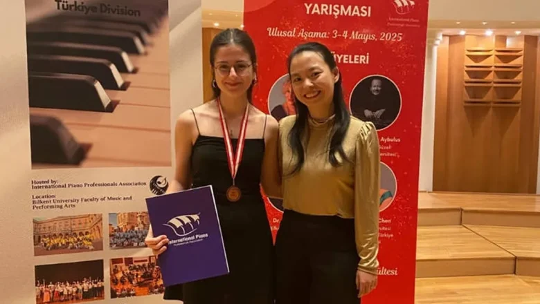 Antalya’nın piyanistleri Ankara’dan ödülle döndü