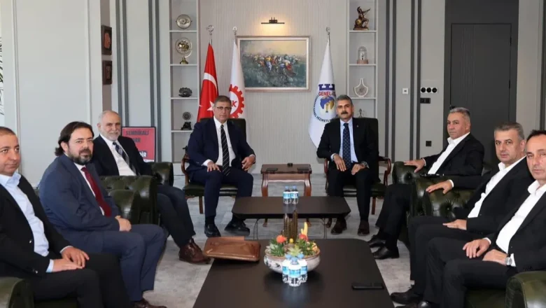 Başkan Tugay’dan Ankara’da sendikalara ziyaret