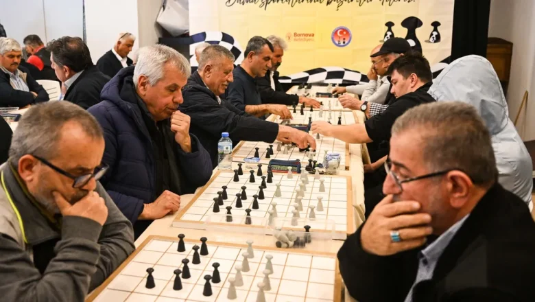 Bornova’da damada uluslararası buluşma