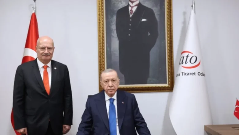 Cumhurbaşkanı Erdoğan’dan ATO’ya ziyaret