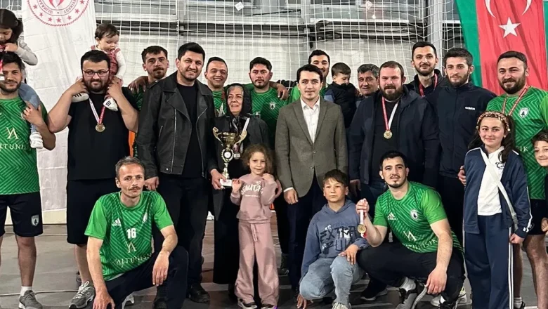 Düzce Yığılca’da kurumlar arası voleybolda ahde vefa