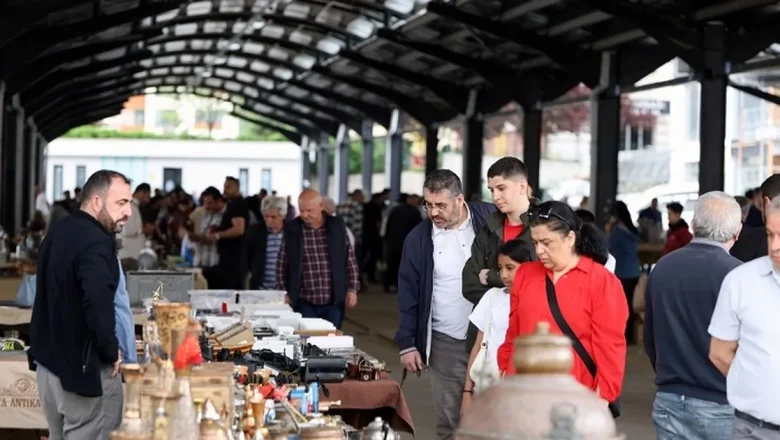 Kayseri Talas Antika Pazarı nostalji yaşattı