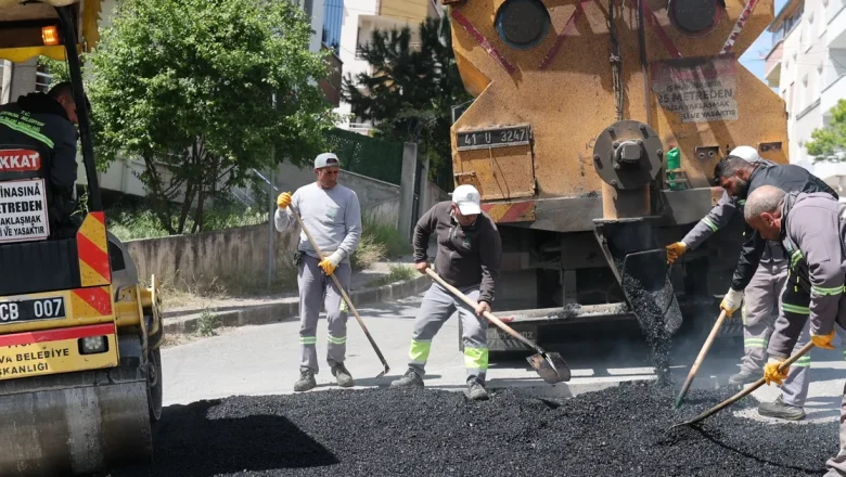 Kocaeli’de ekipler yol konforu için harekette!