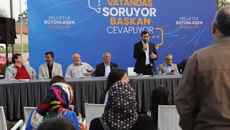 Konya Karatay’da vatandaş sordu, başkan cevapladı