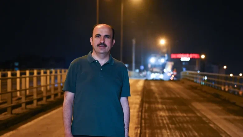 Konya’da Başkan Altay gece devam eden çalışmalarını inceledi