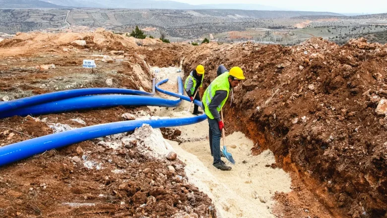 Malatya’da 8 bin 100 metre altyapı