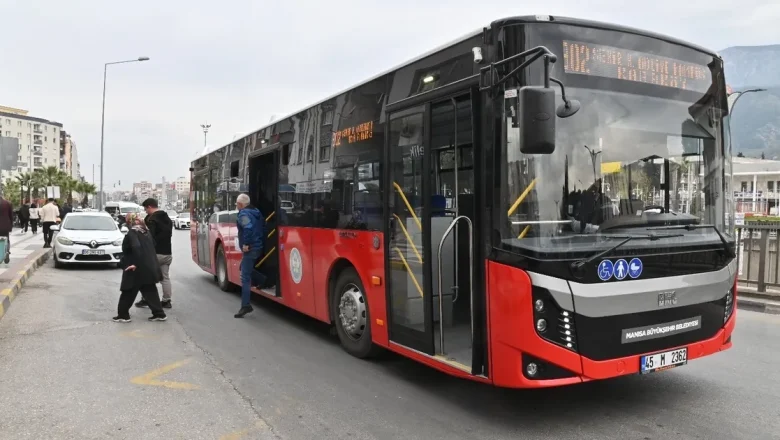 Manisa’da 1 Mayıs’ta toplu taşıma ücretsiz