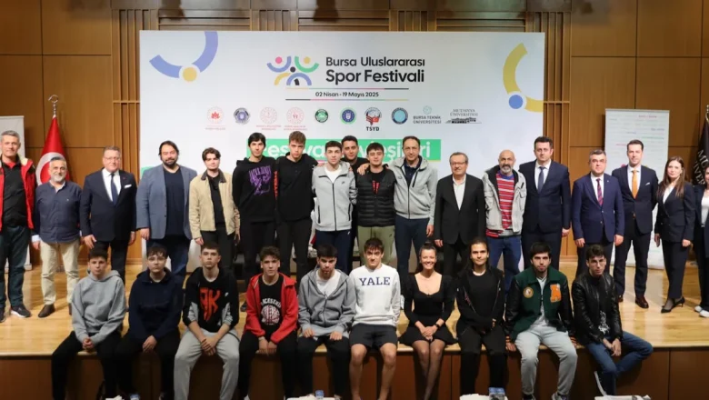 Orhun Ene, Bursa Uluslararası Spor Festivali’nin konuğu oldu