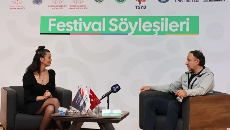 Orhun Ene spor söyleşı̇lerı̇’nde gençlerle buluştu
