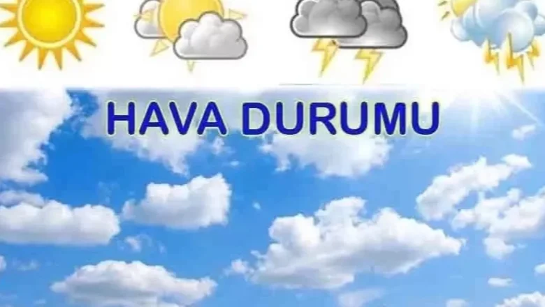 Yurtta bugün parçalı ve bulutlu hava hâkim!