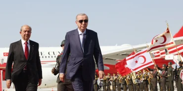 Cumhurbaşkanı Erdoğan törenler için Yavru Vatan'da